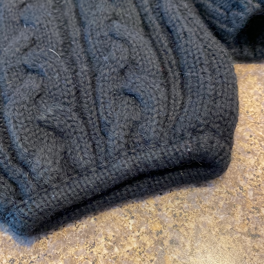 Moda International By Victoria Secret Medium Black Wool Blend Sweater - Picture 14 of 14